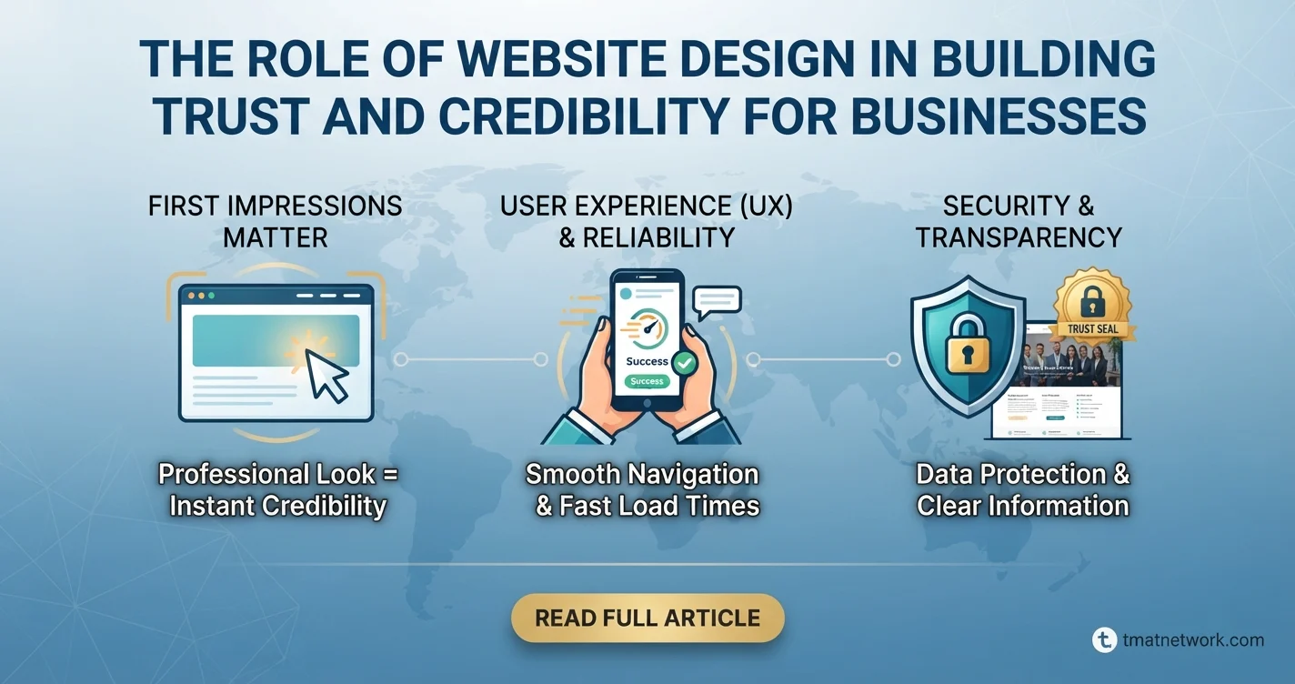 The Role of Website Design in Building Trust and Credibility for Businesses
